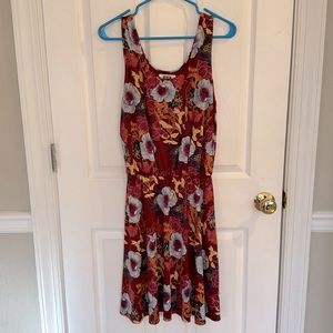 Verse floral dress